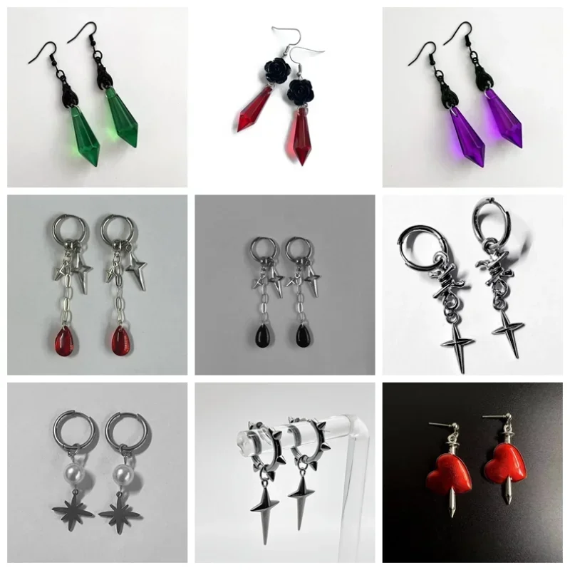 Women'S Vampire Accessories - Gothic Vampir Dunkle Fledermaus Personalisierte Ohrringe