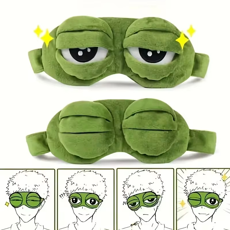 Women Accessories Wholesale - Froschförmige Augenmaske für Partyspiele, Lustige Augenmaske,
