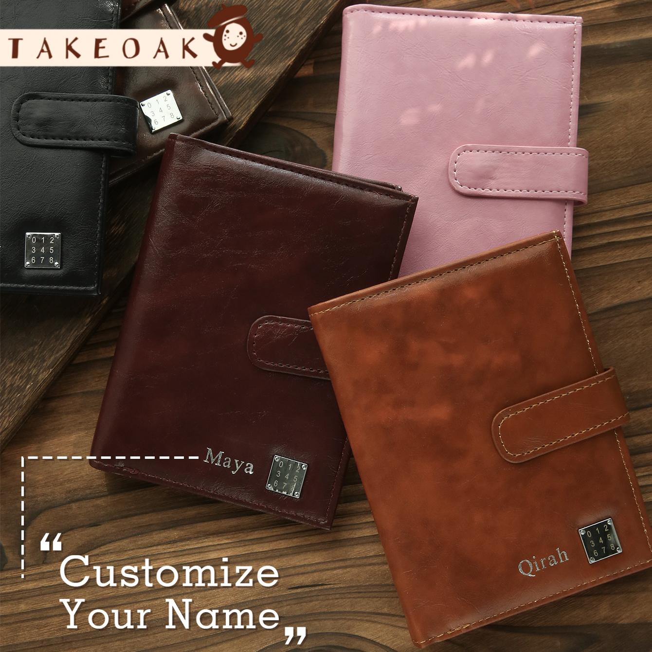 Women Accessories Business Name - Personalisierte Geprägte RFID-Passhülle Diebstahlsichere PU-Leder Reisepasshülle