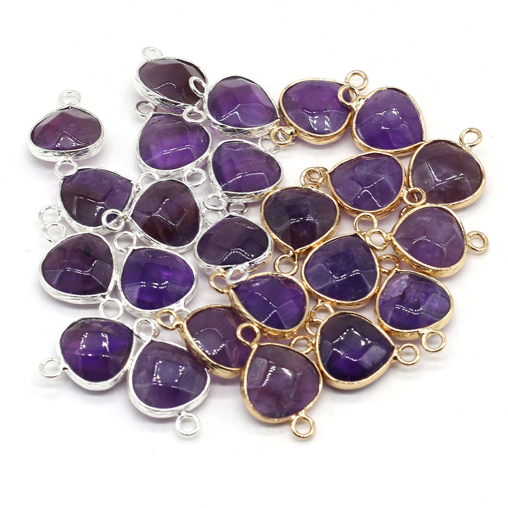 Women Accessories Dropshipping - 2 stücke Natürliche Stein Anschlüsse Fett