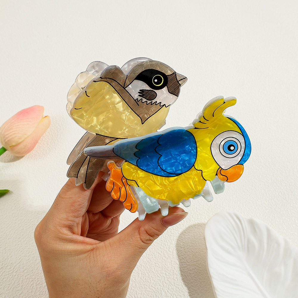 Niedliche Cartoon-Vogel Acryl- – Women'S Eagles Accessories Bewertung und Preis