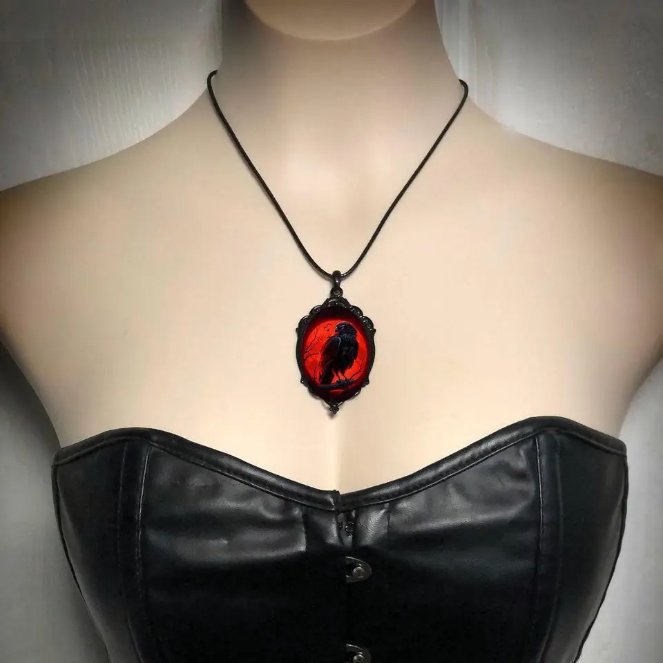 Gothic Vampir Eule Cameo Halsk – Women'S Vampire Accessories Bewertung und Preis