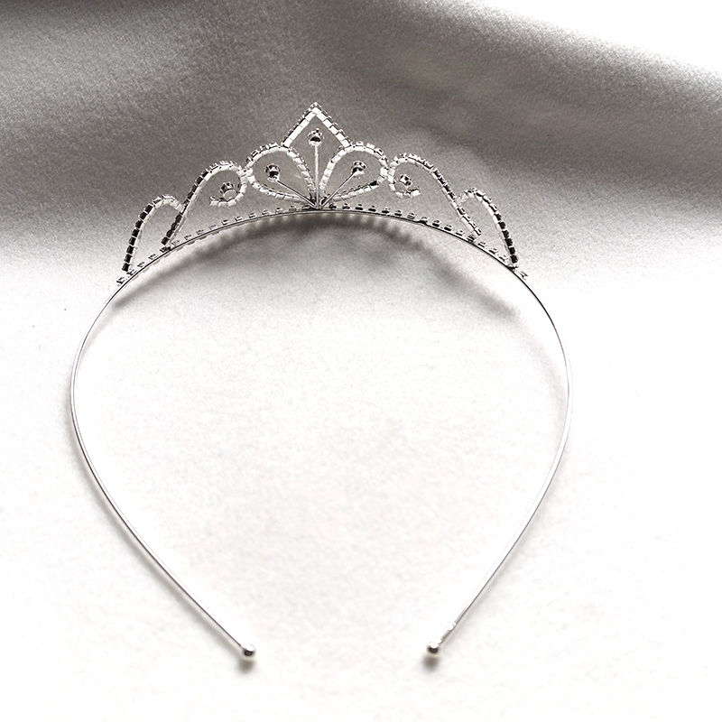 Silberfarbene Strass-Brautkron – Women Accessories Wholesale Bewertung und Preis