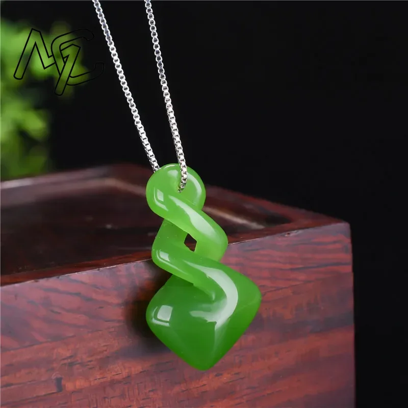 Natürliche Hetian Jade grüne F – Women Accessories Dropshipping Bewertung und Preis