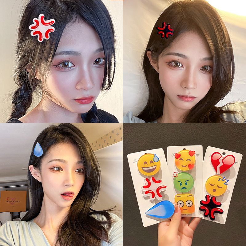 Mode Emojied Haarnadel Speechl – Women Accessories Dropshipping Bewertung und Preis