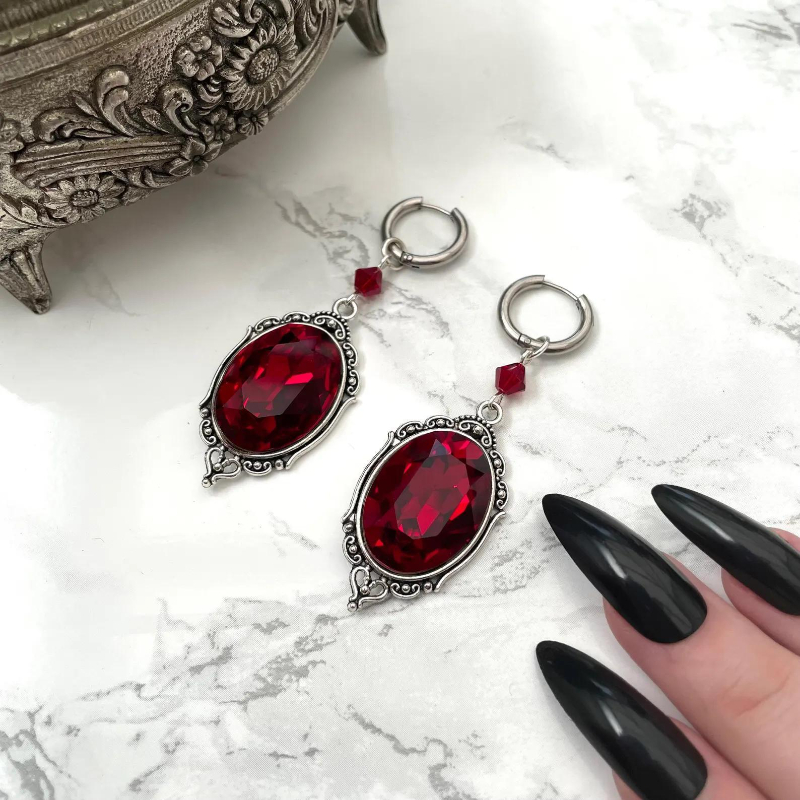 Vampir-Kamee-Ohrringe, Gothic- – Women'S Vampire Accessories Bewertung und Preis