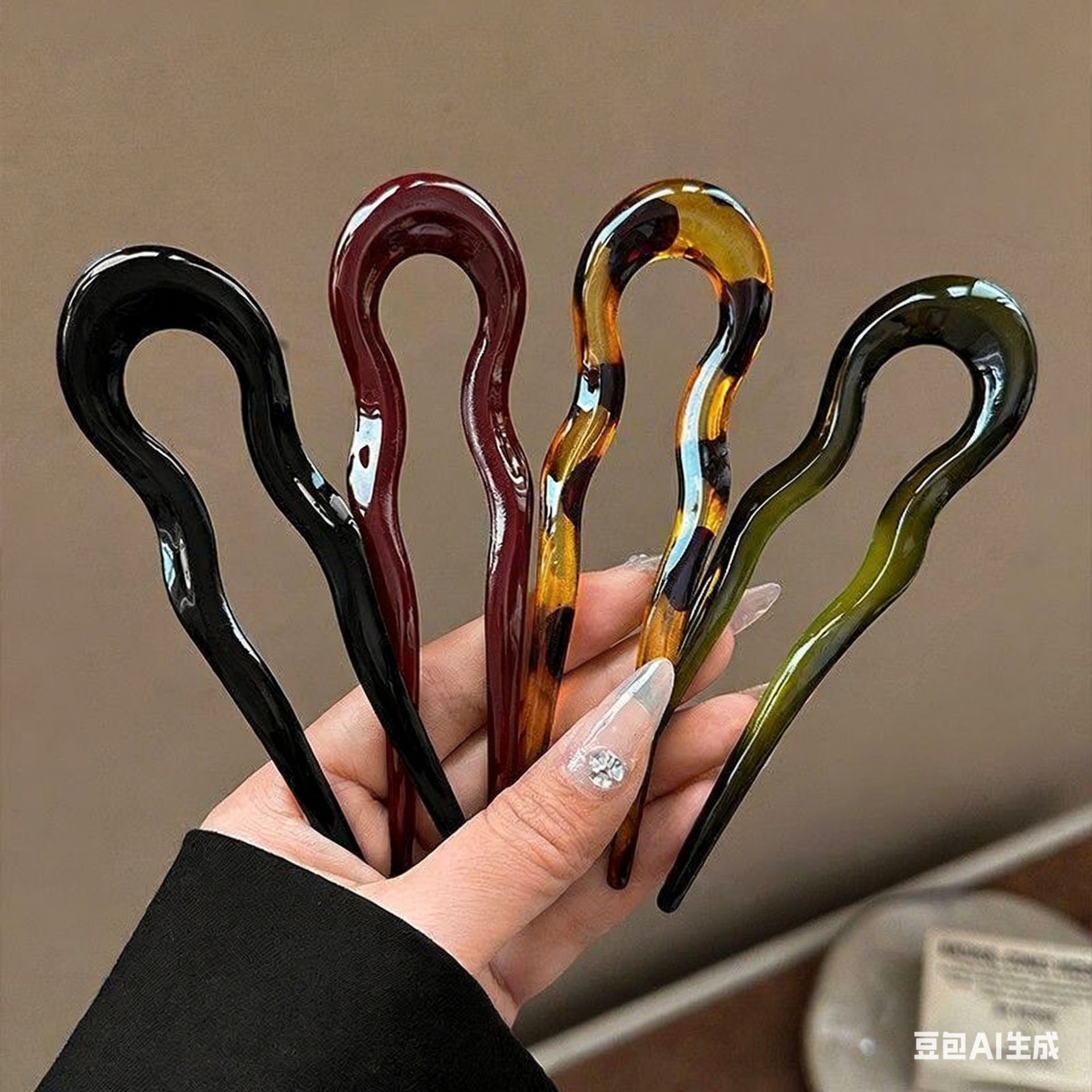Elegante U-förmige Acryl-Haars – Women Accessories Wholesale Bewertung und Preis